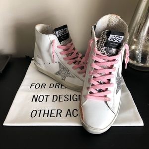 GGDB Pink Orange Snake and Silver Glitter Francy